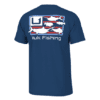 Huk Trophy Flag Short Sleeve Shirt Set Sail